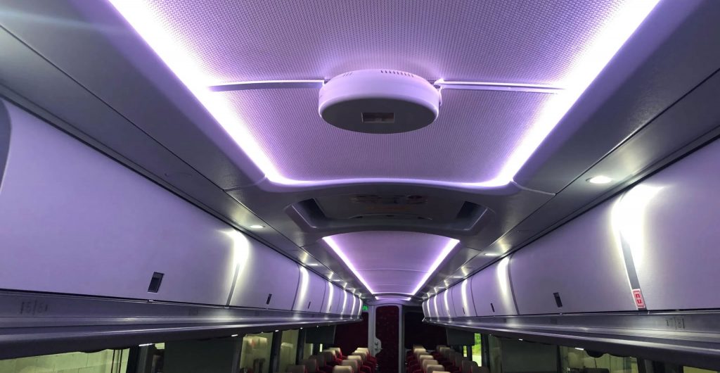 Cleveland-based-Barons-Bus-first-USA-motorcoach-operator- install-FAR-UV-Lighting